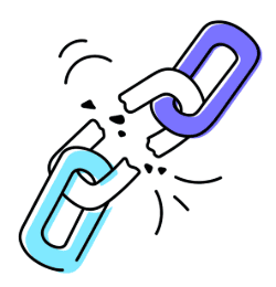 broken links