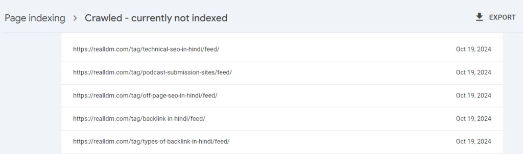 Feed URL
