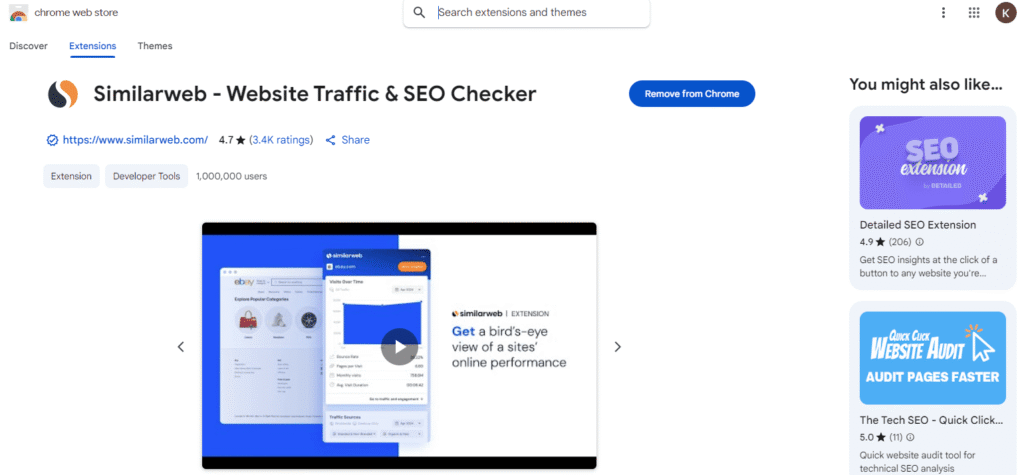 Similarweb Extension