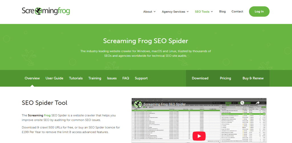 Screaming Frog SEO Spider