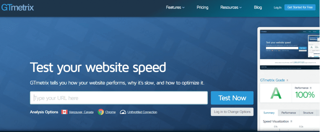 GTmetrix