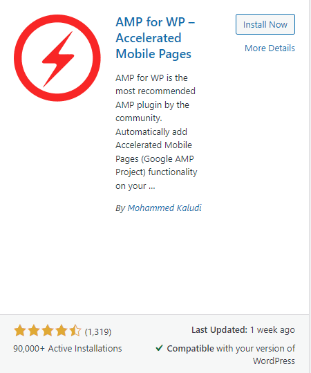 WordPress AMP Plugins