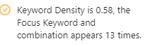 keyword density 