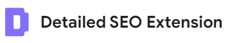 Detailed Seo Extension 