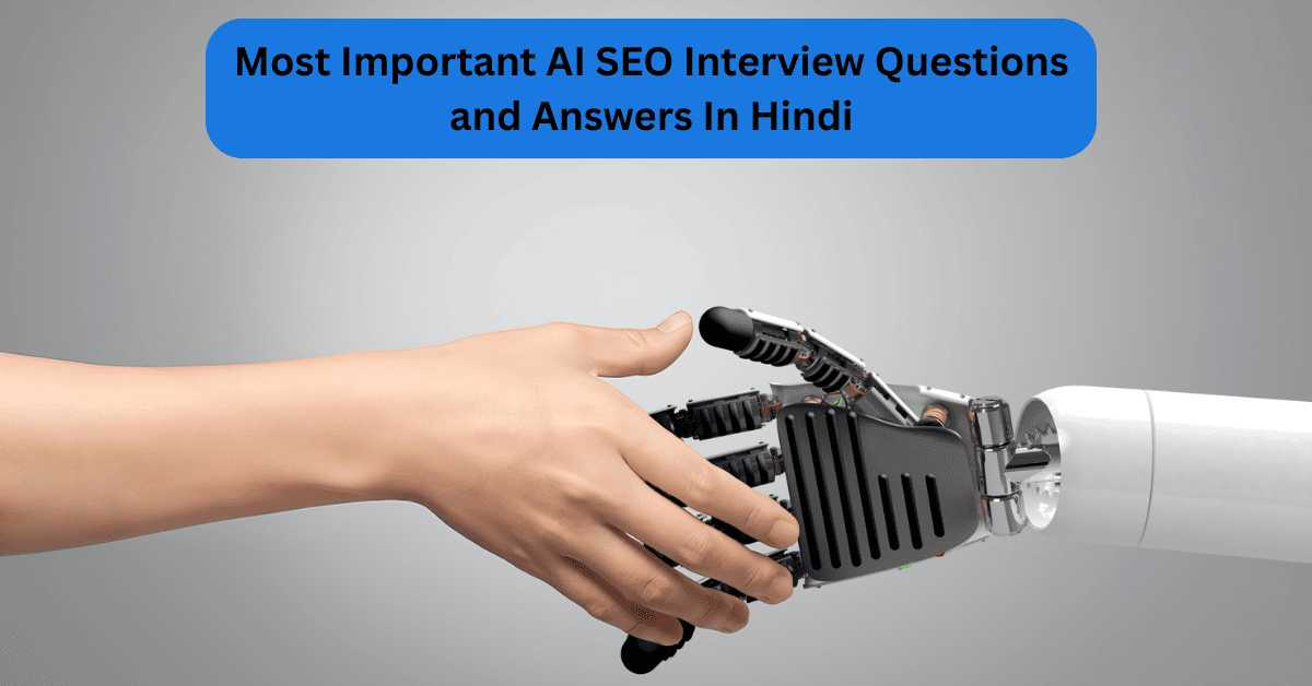 AI SEO Interview Questions
